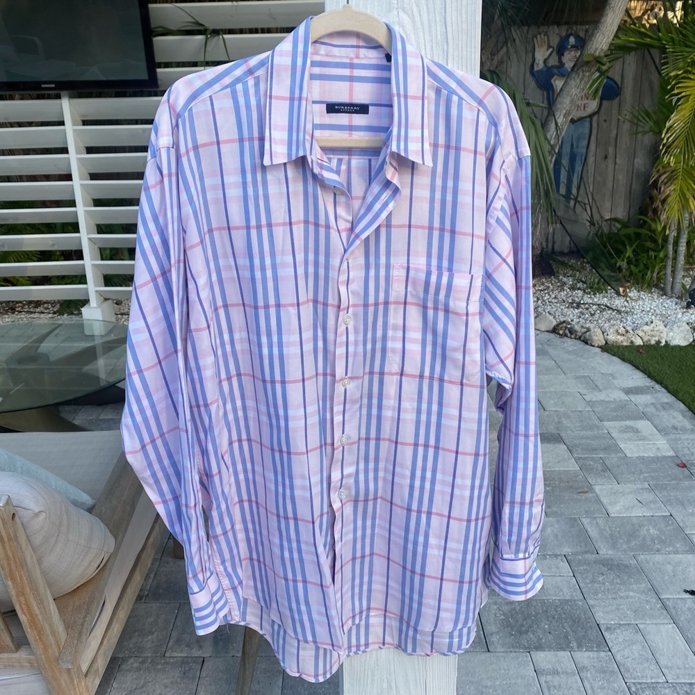 Authentic Burberry London Mens Shirt - Large